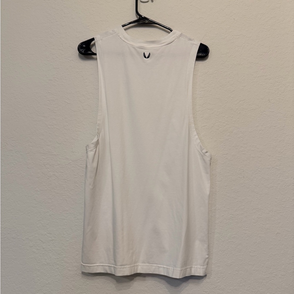 ASRV White Men's Muscle Tank Top - Picture 2 of 3